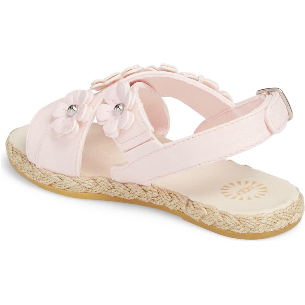 UGG Allairey Sparkles Espadrille Sandal - Pink - Picture 8 of 8